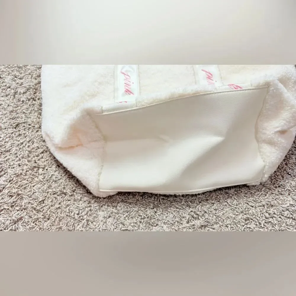 Pink Victoria’s Secret Cream & Pink Tote Bag